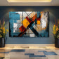 a painting on a wall in a room